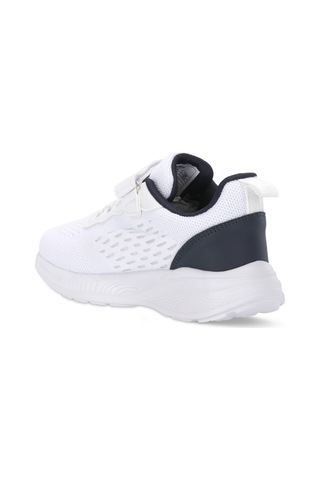 Slazenger Flarex Unisex Çocuk Cırt Cırtlı Beyaz / Lacivert Günlük Spor Ayakkabısı
