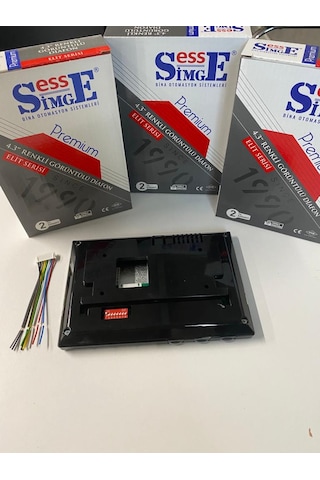 SİMGE 4.3” ELİT PREMİUM SERİSİ GÖRÜNTÜLÜ DİAFON