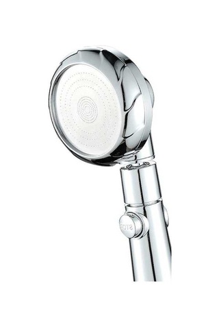 Bosphorusboutique02 3 Fonksiyonlu Gümüş Otomatik Temizleyen Dürtme Tuşlu Duş Başlığı G1/2 Diğer