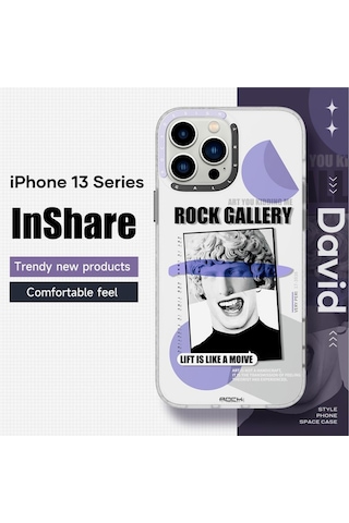 Rock Apple Uyumlu iPhone 13 Pro Max Kılıf Inshare Serisi - David David