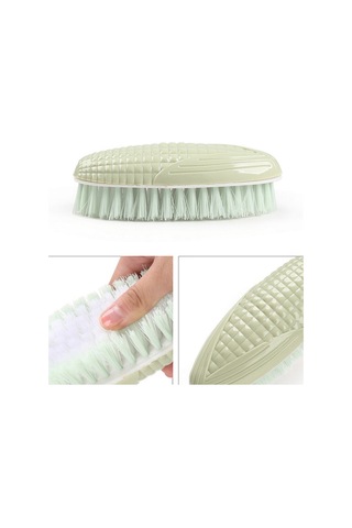 Hombey Yeşil Makyajlı Yumuşak Tüylü Temizleme Fırçası - Ev Kullanıma Çok Amaçlı Ayakkabı Ve Giysi Fırçası
