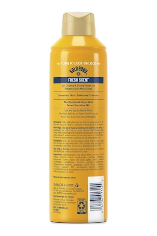 Gold Bond No Mess Fresh Scent Vücut Spreyi 198gr