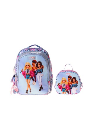 Wow Generation Music İkili Okul Çanta Seti - Lila Music Desenli Kız Çocuk Setwg-w6044b Çok Renkli