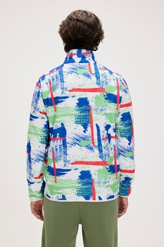Bad Bear Full Zip Drew Polar Erkek Beyaz Dik Yaka Ceket Beyaz