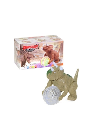 30 CM Kut Pilli Işıklı Sesli Hareketli Dinazor 2181