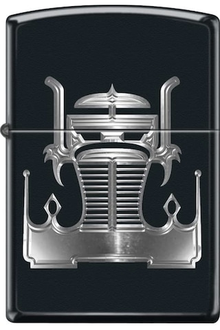 Zippo Crown Truck Grill Black Matte Windproof Çakmak - 49007-00063-model21