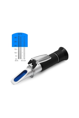 Refraktometre 0-32 Brıx Ölçer Yoğunluk 1.000 - 1.120 Sg