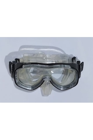 Atmaca_Av Siyah Çerçeveli Seffaf Maske / Arası Acık