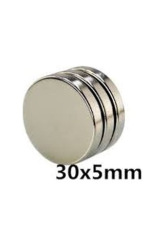 Neodyum Mıknatıs 30x5 Mm 5 Adet