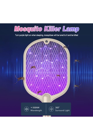 Padalink Yeşil Elektrikli Atıcı Ve Işıklı Kovucu - 3000v Usb Şarjlı, Duvara Takılabilir, Sinirci Sinirlileri Yok Edin