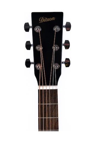 Ditson 000c-10e-tbl Elektro Akustik Gitar Tranclucent Ultramarine Blue
