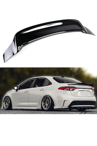 Toyota Corolla 2019 Jdm Bagaj Üstü Spoiler Parlak Siyah
