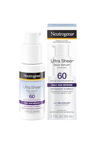 Neutrogena Ultra Sheer Spf60 Güneş Koruyucu Yüz Serumu 50ml