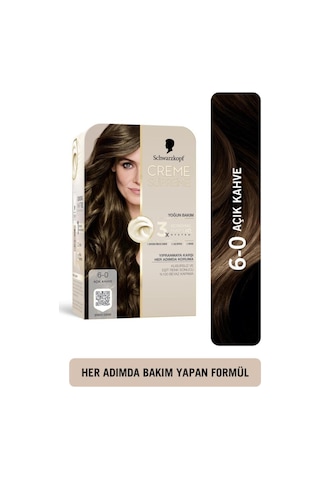 Schwarzkopf Creme Supreme Saç Boyası Açık Kahve 6-0