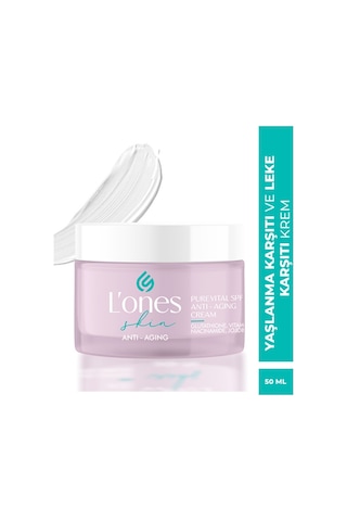 Lones Pure Vital Spf30 Yaşlanma Karşıtı Bakım Kremi 50ml