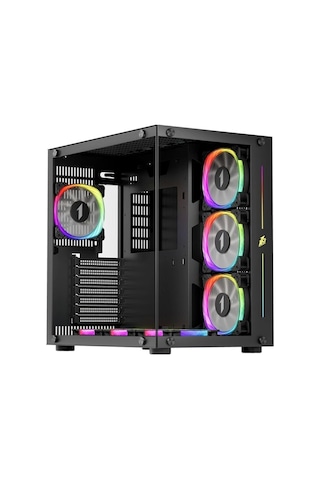 1st Player Sp8 Siyah 750w 80+ Sılver Atx 3.1 Argb 7x12cm Fan Temperli Cam Usb 3.0 Atx Kasa