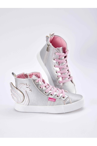 Denokids Kanatlı Unicorn Gümüş Kız Çocuk Sneakers Gümüş