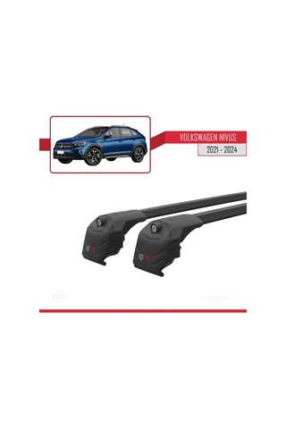 Volkswagen Nıvus 2021 Ve Sonrası İle Uyumlu Ace-2 Ara Atkı Tavan Barı Siyah