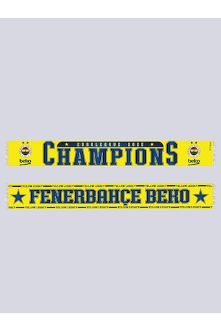 Fenerbahçe Basket Şampiyonluk Şal 24/25 Sarı