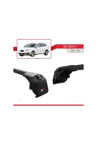 Seat Ibiza St 2010-2017 Arası İle Uyumlu Ace-2 Ara Atkı Tavan Barı Siyah