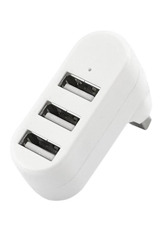 4 Port Usb 2.0 Hub Çoklayıcı Çoğaltıcı 180 Derece Dönen Beyaz
