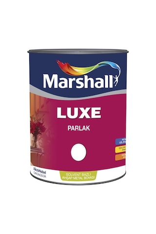 Marshall Luxe Parlak Yağlı Boya Beyaz 0.75 Lt (1 Kg)