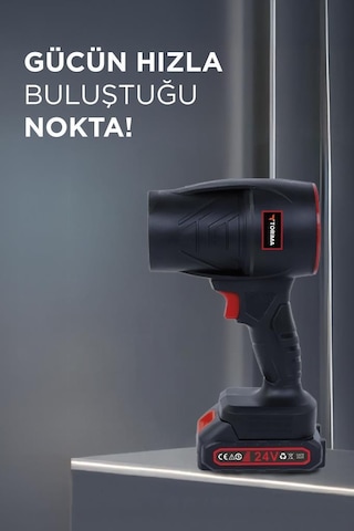 Torima TTB-01 Siyah Yüksek Hızlı Turbo Jet Hava Üfleme Makinesi