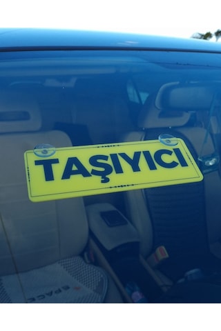 Taşıyıcı Yazılı Vantuzlu Dekor Pleksi Plaka