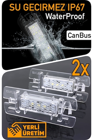 Opel Astra J 2009-2015 Canbus Led Plaka Aydınlatma Ledi Lambası