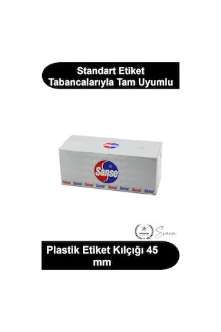 Etiketkılçığı Plastik Etiket Kılçığı 45 Mm 10.000 Adet Tabanca Uyumlu Giyim Tekstil Konfeksiyon Mağ