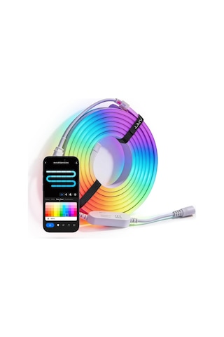 Tr Şımart Akıllı Neon Led Şerit, 2,5 Metre, Rgb Çok Renkli, İç Mekan