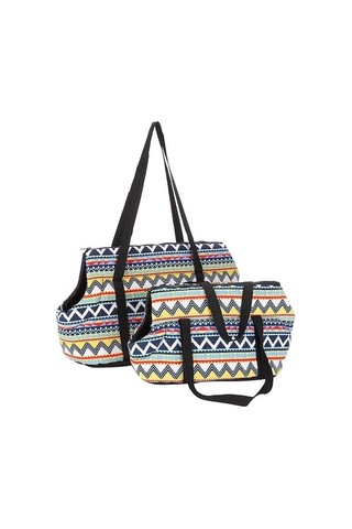 Hangfox Klasik Stil Köpek/kedi Taşıma Çantası - Askılı Dışarı Çıkış Torbası Büyük Boy 55x26x27cm, 6 Kg'a Kadar