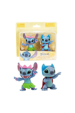 Disney 2 Li Figür Seti Ttc34000 - Hawaii Kıyafetli Stitch Li Set