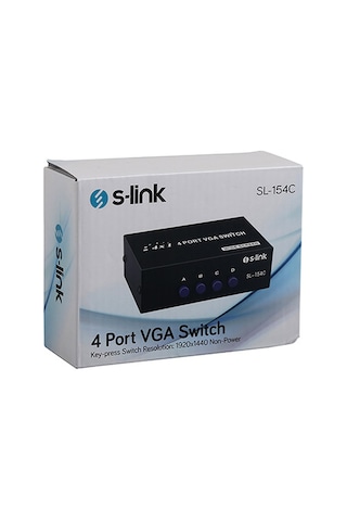 S-Link SL-154C 4 Vga Çoklayıcı Switch