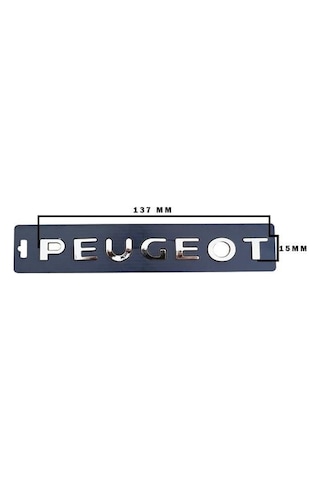 Peugeot 207 Bagaj Kapak Üzeri Peugeot Yazısı 207 8665Pw