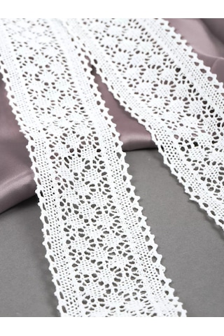 Kruzhevo Dantelli Dantel Şerit Örgü, Dikiş Ve El İşi İçin 6 Cm 10 M 160251868