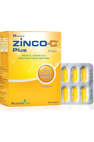 Zinco-C Plus 30 Kapsül