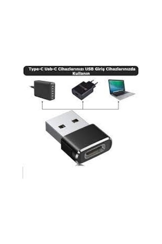 Samsung Uyumlu Huawei Xiaomi Oppo Type-C Dişi Usb Erkek Çevirici