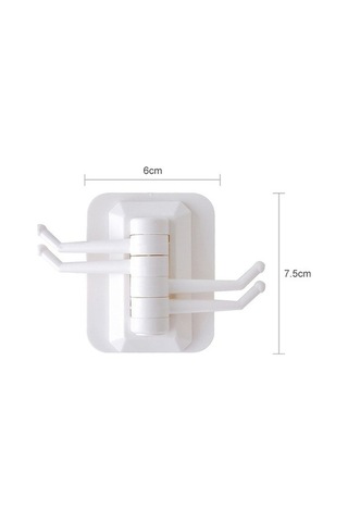 Tongxida Viskon Rafı Kanca İzsiz Güçlü Duvar Döner Deliksiz Banyo Adet 10 Fi Mavi Mavi