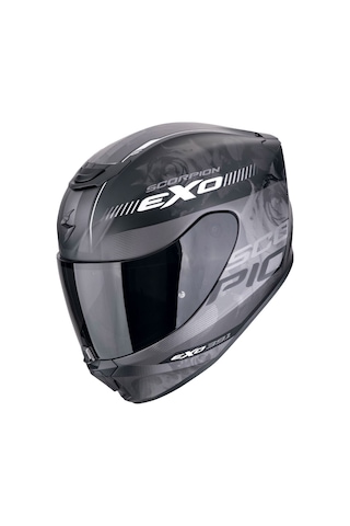 Scorpion Exo 391 Ava Kapalı Motosiklet Kaskı Mat Siyah Gümüş