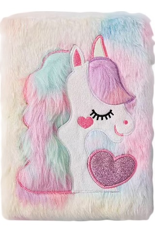 Spring Unicorn Sevimli Peluşdefter Renkli