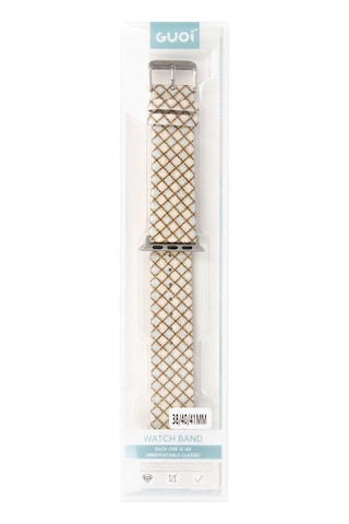 Apple Watch 38mm Karo Motif Kordon - Mavi