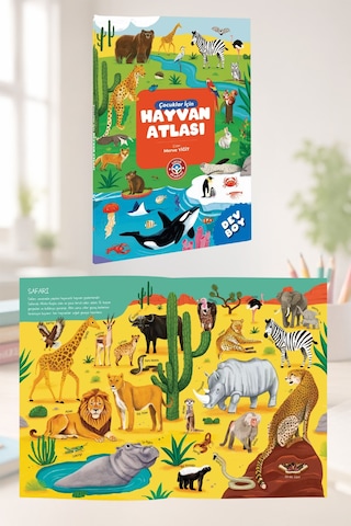Çocuklar İçın Hayvan Atlası - Ülkeler Ve Kültürler Eko Paket
