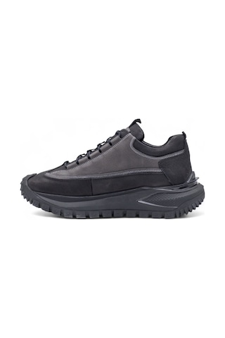 Voyager M434 Hakiki Deri Erkek Sneaker Ayakkabı Siyah
