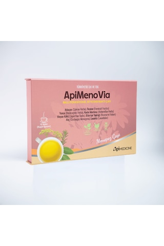 Apimedicine Premium Apimenovia Ballı Fonksiyonel Bitki Ekstrakt Çayı 12'li Paket - Kadınlar İçin Özel Yaşam Evresi Desteği