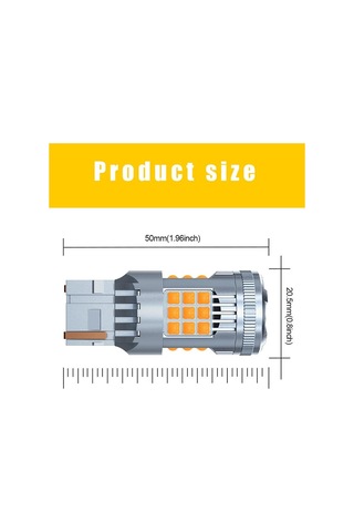 Kırmızı Seametal Süper Parlak Araba Led Canbus Işık 1156 Ba15s 1157 Bay15d P21/5w Araba Dönüş Sinyali Lambası Için Hata Yok 1157