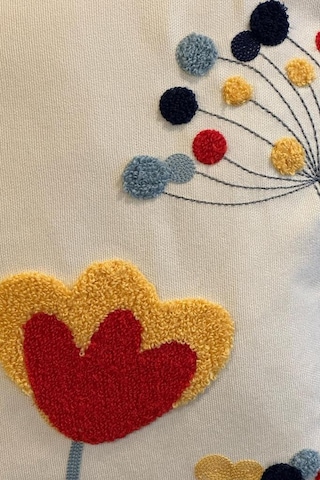 Dide Lüx Nakışlı Keten Kırlent Kılıfı 45x45 Cm Çok Renkli