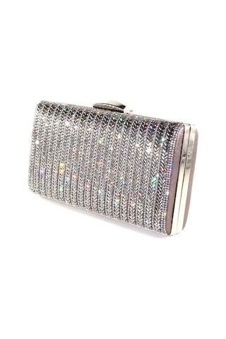 Cam Taşlı Platin Abiye Çanta. Platin Abiye Çanta. Kadın Taşlı Platin Abiye Çanta. Gece çantası