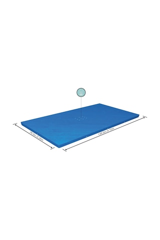 Bestway 58107 Dikdörtgen Havuz Örtüsü - 4,00 M X 2,11 M Yerüstü Havuzlar İçin