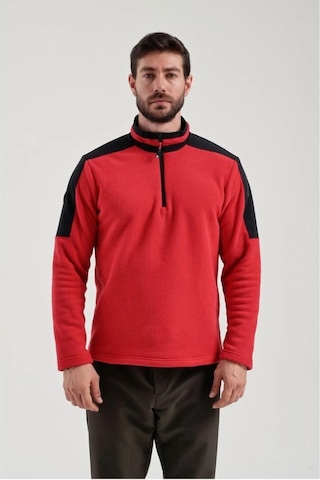 Exuma Half Zıp Erkek Polar 2412004-657-red